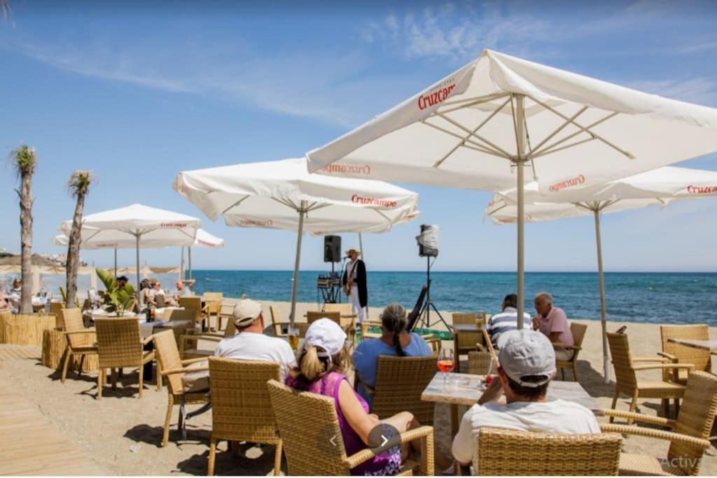 Algaida Beachfront - Seaview Studio Costa Del Sol Apartman Sitio de Calahonda Kültér fotó